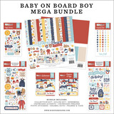 Echo Park Baby On Board It's a Boy! Mega Bundle (BOB415050)