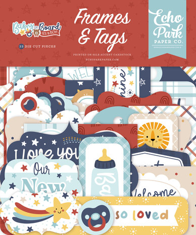 Echo Park Baby On Board It's a Boy! Mega Bundle (BOB415050)