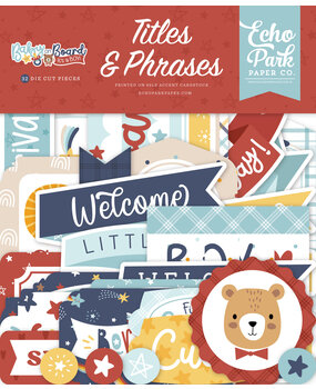 Echo Park Baby On Board It's a Boy! Titles & Phrases (BOB415032)