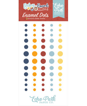 Echo Park Baby On Board It's a Boy! Enamel Dots (BOB415028)