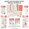 Echo Park Baby On Board It's a Girl! Mega Bundle (BOG414050) Echo Park Baby On Board It's a Girl! Mega Bundle (BOG414050)