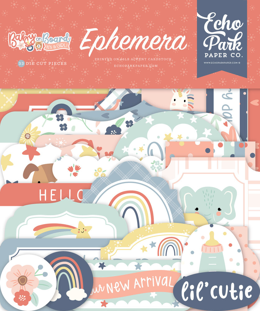 Echo Park Baby On Board It's a Girl! Mega Bundle (BOG414050) Echo Park Baby On Board It's a Girl! Mega Bundle (BOG414050)