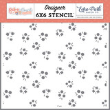 Echo Park Baby On Board It's a Girl! Stencil My Little One Bunches (BOG414035)