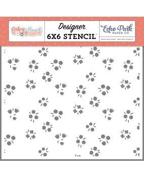 Echo Park Baby On Board It's a Girl! Stencil My Little One Bunches (BOG414035)