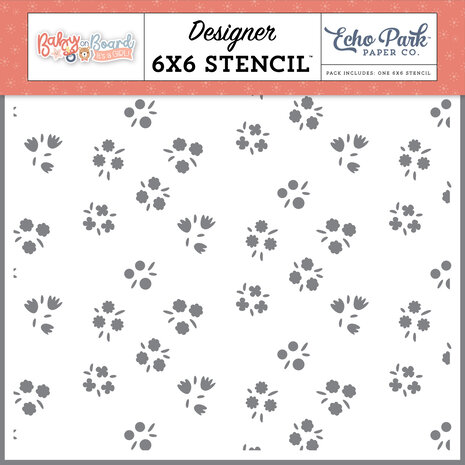 Echo Park Baby On Board It's a Girl! Stencil My Little One Bunches (BOG414035) Echo Park Baby On Board It's a Girl! Stencil My Little One Bunches (BOG414035)