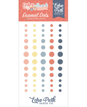 Echo Park Baby On Board It's a Girl! Enamel Dots (BOG414028)