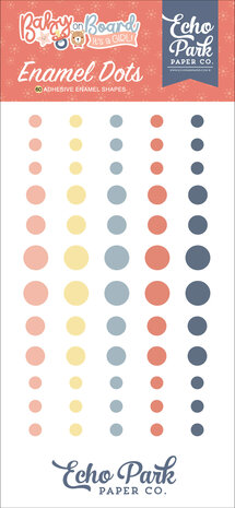 Echo Park Baby On Board It's a Girl! Enamel Dots (BOG414028)