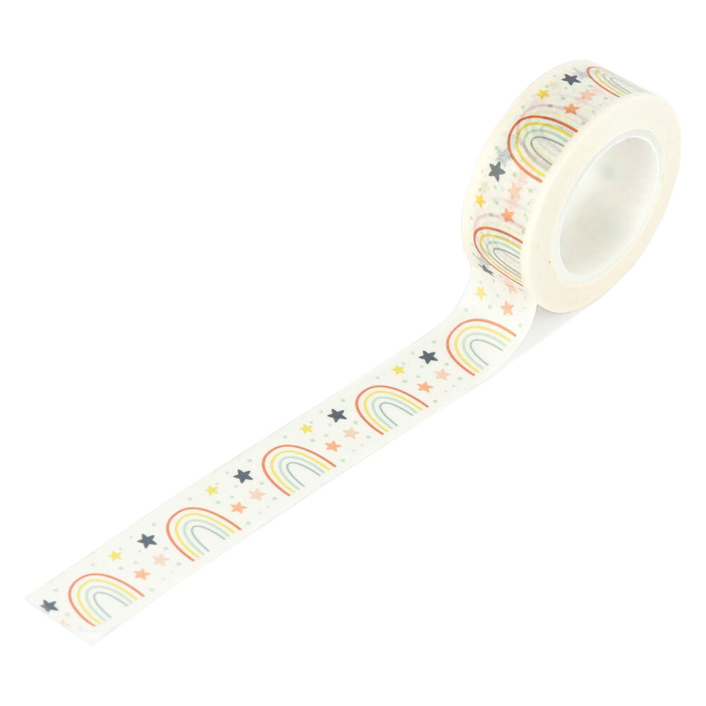 Echo Park Baby On Board It's a Girl! Washi Tape Rainbows And Stars (BOG414027)