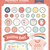 Echo Park Baby On Board It's a Girl! Adhesive Brads (BOG414020) Echo Park Baby On Board It's a Girl! Adhesive Brads (BOG414020)