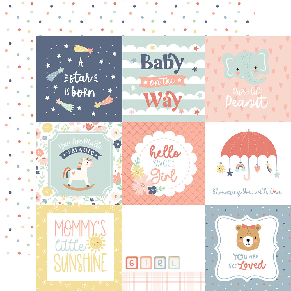 Echo Park Baby On Board It's a Girl! 12x12 Inch Collection Kit (BOG414016) Echo Park Baby On Board It's a Girl! 12x12 Inch Collection Kit (BOG414016)