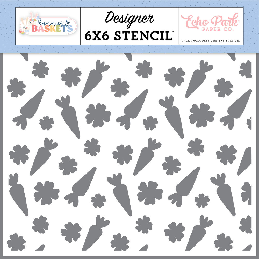 Echo Park Bunnies And Baskets Stencil Easter Garden Picks (BUB412034) Echo Park Bunnies And Baskets Stencil Easter Garden Picks (BUB412034)