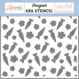 Echo Park Bunnies And Baskets Stencil Easter Garden Picks (BUB412034)