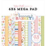 Echo Park Bunnies And Baskets 6x6 Inch Cardmakers Mega Pad (BUB412031)