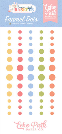 Echo Park Bunnies And Baskets Enamel Dots (BUB412028)