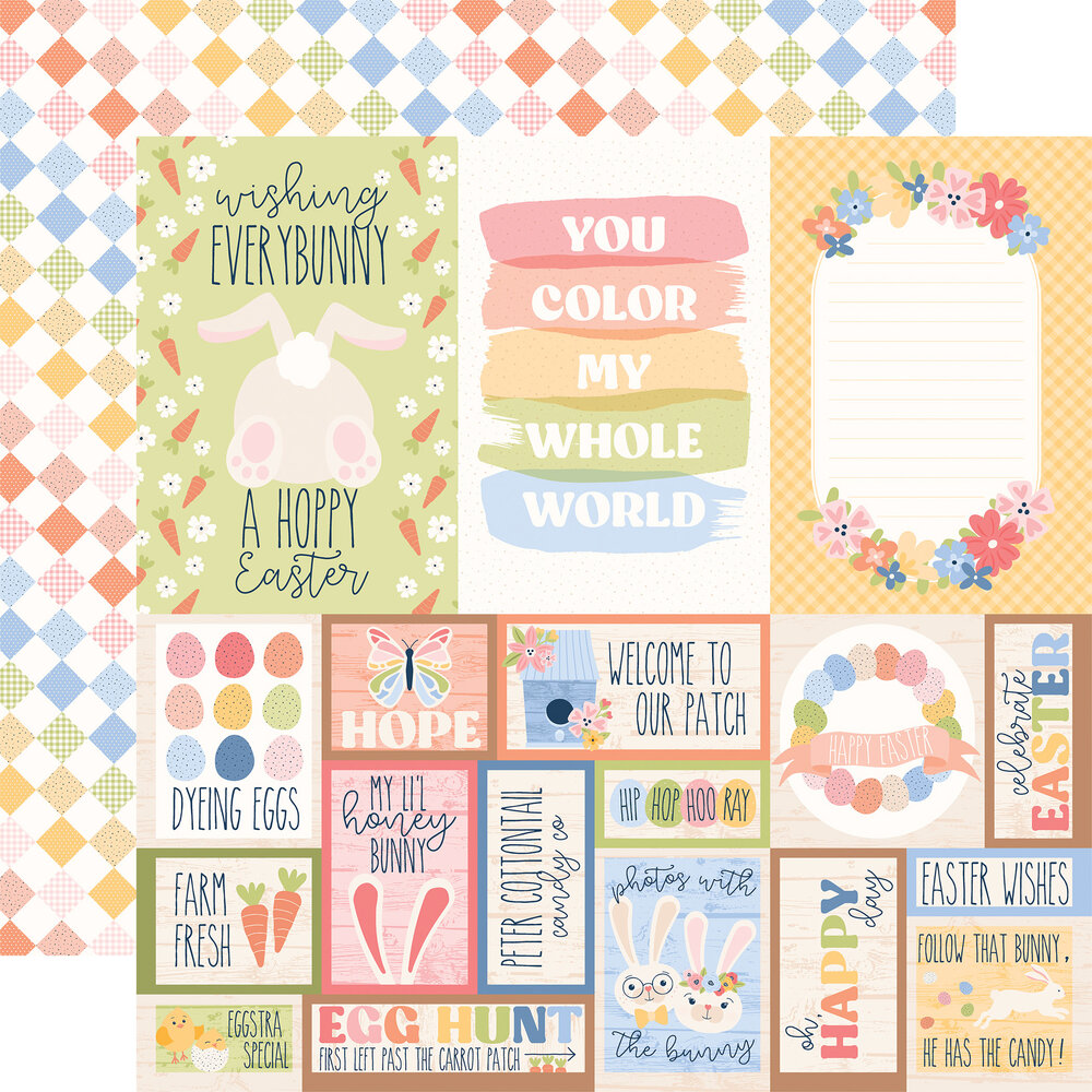 Echo Park Bunnies And Baskets 12x12 Inch Collection Kit (BUB412016)