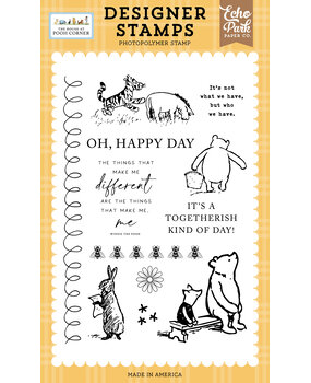 Echo Park The House At Pooh Corner Designer Stamps Who We Have (HPC420045)