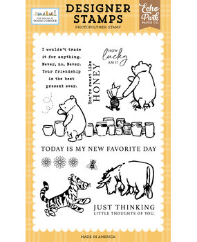 Echo Park The House At Pooh Corner Designer Stamps How Lucky Am I (HPC420043)