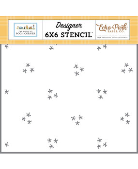 Echo Park The House At Pooh Corner Stencil Friendship Flowers (HPC420035)