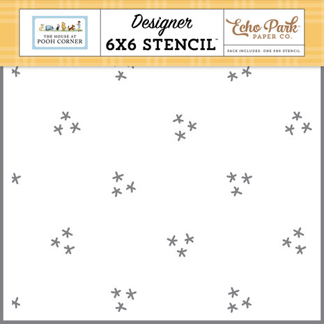 Echo Park The House At Pooh Corner Stencil Friendship Flowers (HPC420035) Echo Park The House At Pooh Corner Stencil Friendship Flowers (HPC420035)