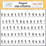 Echo Park The House At Pooh Corner Stencil Curious Curly Swirls (HPC420033)