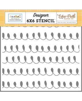 Echo Park The House At Pooh Corner Stencil Curious Curly Swirls (HPC420033)