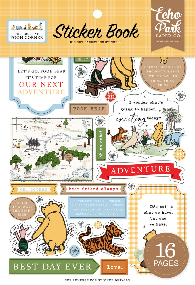 Echo Park The House At Pooh Corner Sticker Book (HPC420029)