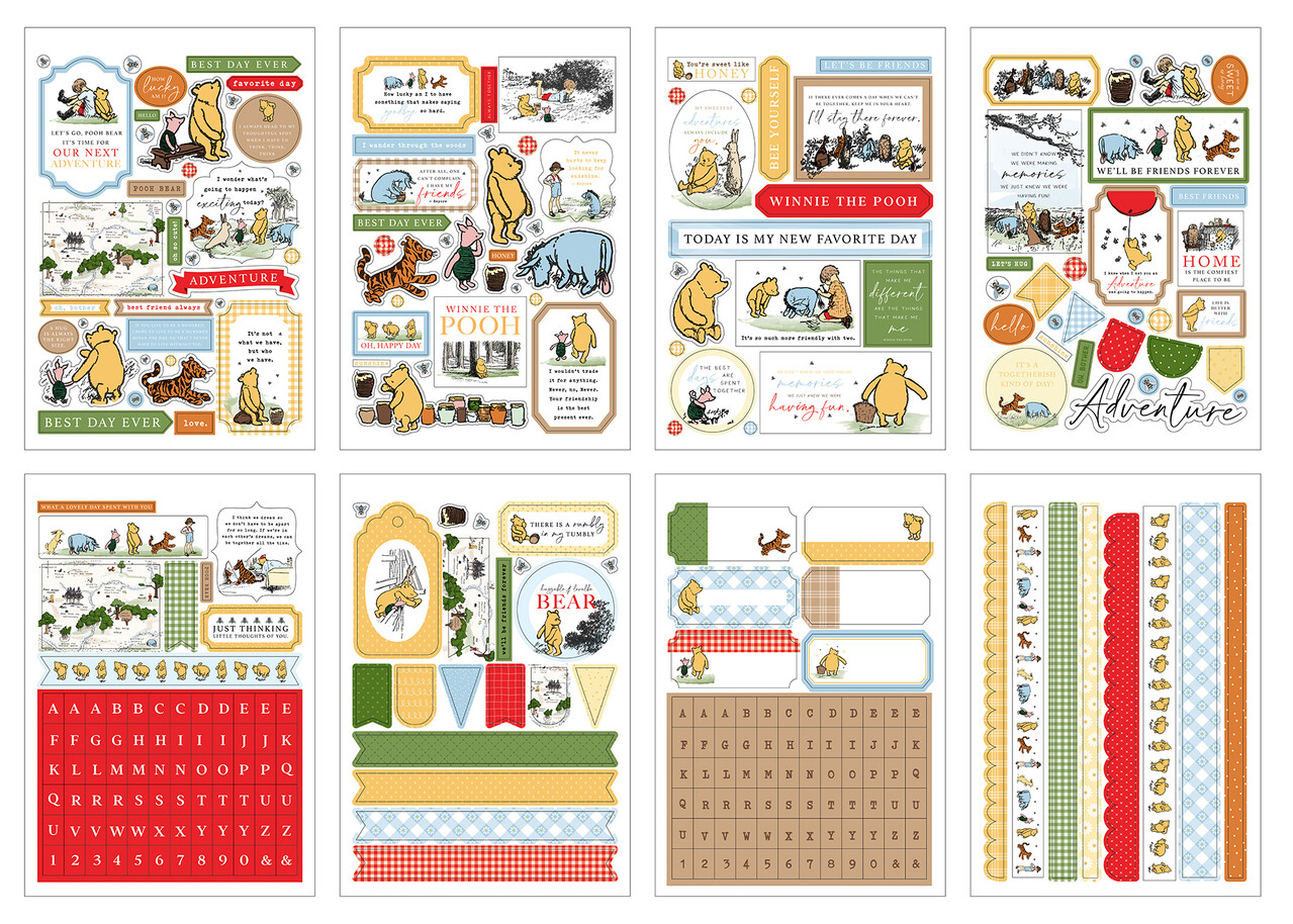 Echo Park The House At Pooh Corner Sticker Book (HPC420029)