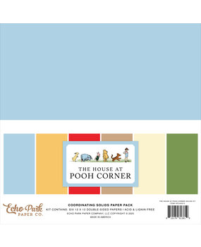 Echo Park The House At Pooh Corner 12x12 Inch Coordinating Solids Paper Pack (HPC420015) Echo Park The House At Pooh Corner 12x12 Inch Coordinating Solids Paper Pack (HPC420015)