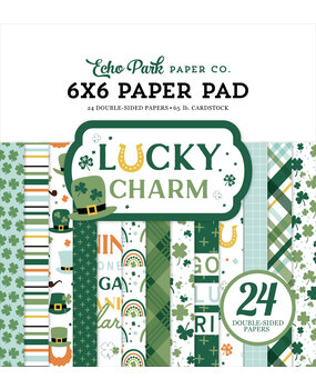 Echo Park Lucky Charm 6x6 Inch Paper Pad (LUC410023)