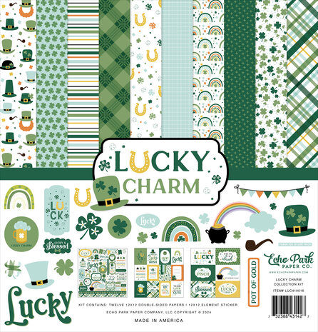 Echo Park Lucky Charm 12x12 Inch Collection Kit (LUC410016)