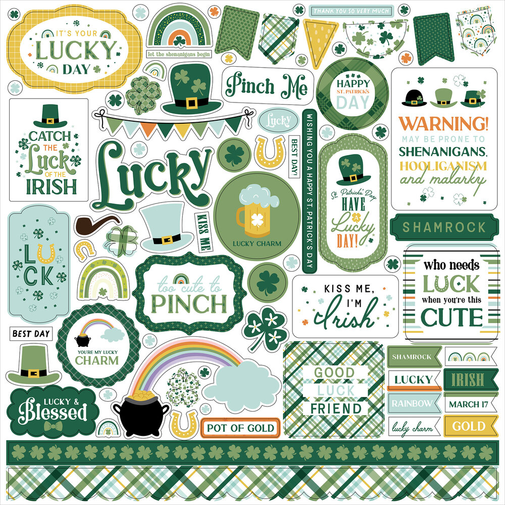 Echo Park Lucky Charm 12x12 Inch Collection Kit (LUC410016) Echo Park Lucky Charm 12x12 Inch Collection Kit (LUC410016)
