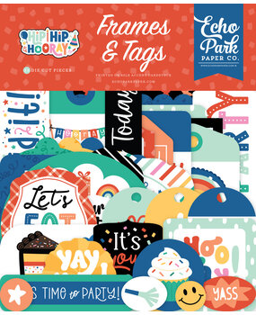 Echo Park Hip Hip Hooray Frames & Tags (HHH409025)