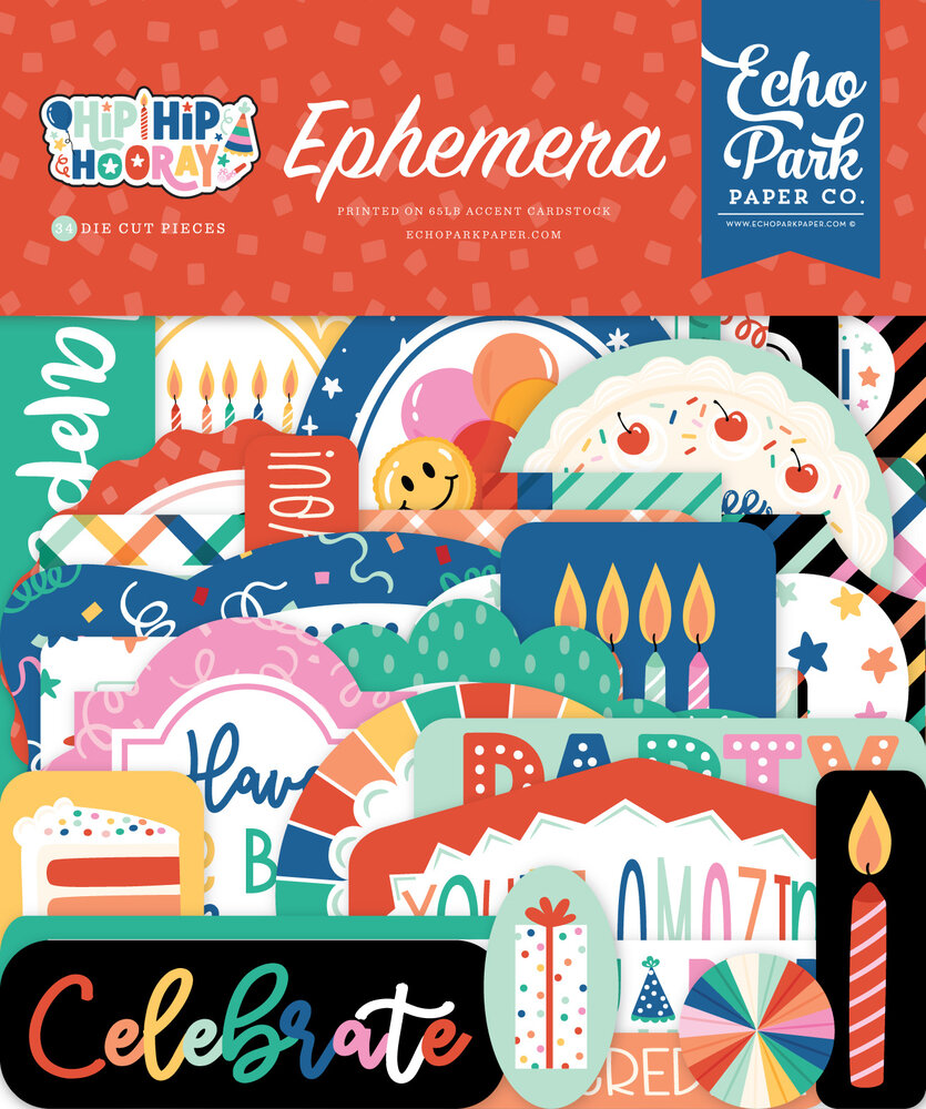 Echo Park Hip Hip Hooray Ephemera (HHH409024)