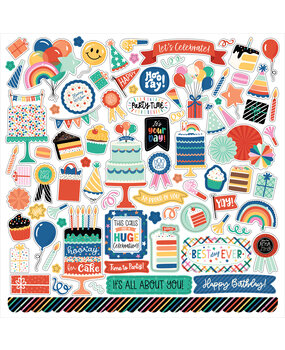 Echo Park Hip Hip Hooray Element Sticker (HHH409014)