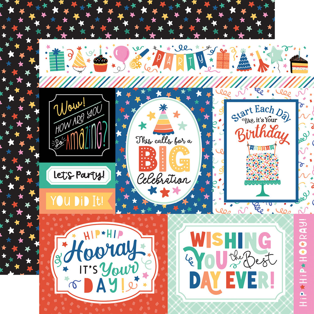Echo Park Hip Hip Hooray 12x12 Inch Collection Kit (HHH409016) Echo Park Hip Hip Hooray 12x12 Inch Collection Kit (HHH409016)