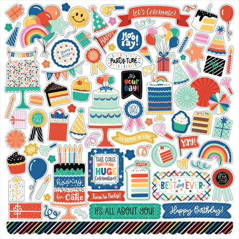 Echo Park Hip Hip Hooray 12x12 Inch Collection Kit (HHH409016) Echo Park Hip Hip Hooray 12x12 Inch Collection Kit (HHH409016)