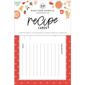 Echo Park Recipe Cards