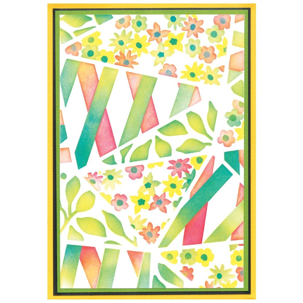 Sizzix Layered Stencils by Stacey Park Fragmented Floral #2 (4pcs) (666819) Sizzix Layered Stencils by Stacey Park Fragmented Floral #2 (4pcs) (666819)