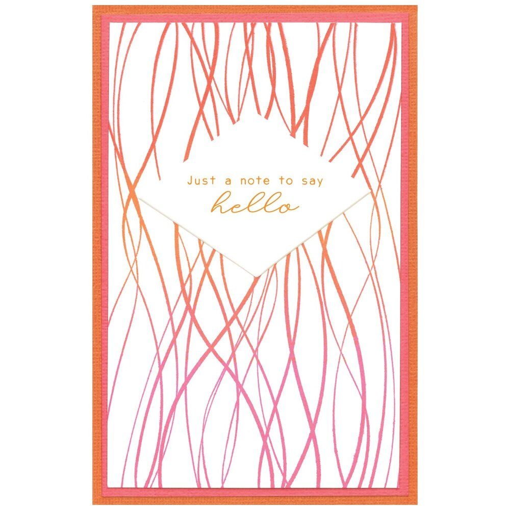 Sizzix Framelits Die w/Stamps by Stacey Park Creative Coordinations, Live Wire (14+1pcs) (666824)