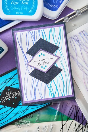 Sizzix Framelits Die w/Stamps by Stacey Park Creative Coordinations, Live Wire (14+1pcs) (666824)