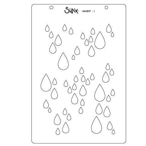 Sizzix Clear Stamps by Stacey Park Drip, Drip, Drop (2pcs) (666836) Sizzix Clear Stamps by Stacey Park Drip, Drip, Drop (2pcs) (666836)