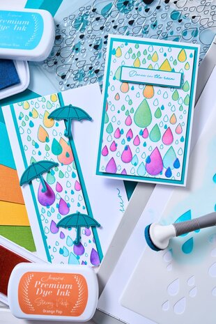 Sizzix Clear Stamps by Stacey Park Drip, Drip, Drop (2pcs) (666836) Sizzix Clear Stamps by Stacey Park Drip, Drip, Drop (2pcs) (666836)