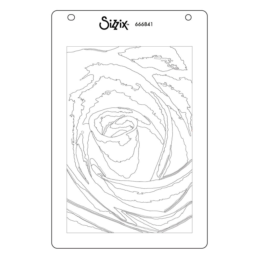 Sizzix Layered Stencils by Stacey Park Belle of the Ball, Adornment (4pcs) (666841)