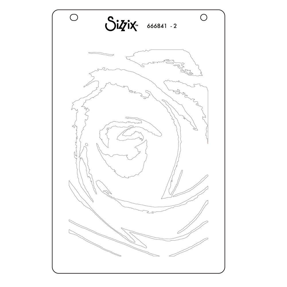 Sizzix Layered Stencils by Stacey Park Belle of the Ball, Adornment (4pcs) (666841)