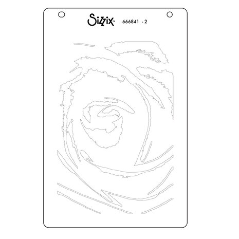 Sizzix Layered Stencils by Stacey Park Belle of the Ball, Adornment (4pcs) (666841)