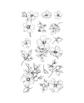 Sizzix Clear Stamps by Lisa Jones Wildflower Botanicals (13pcs) (666870) Sizzix Clear Stamps by Lisa Jones Wildflower Botanicals (13pcs) (666870)