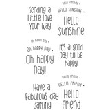 Sizzix Clear Stamps by Lisa Jones Sending a Little Love Set (12pcs) (666883)