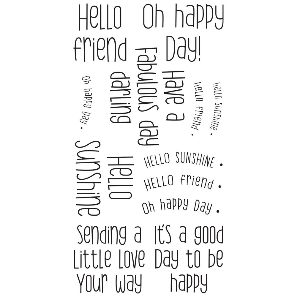 Sizzix Clear Stamps by Lisa Jones Sending a Little Love Set (12pcs) (666883) Sizzix Clear Stamps by Lisa Jones Sending a Little Love Set (12pcs) (666883)