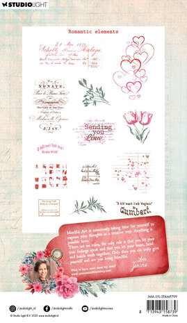 Studio Light Sending You Love Clear Stamps Romantic Elements (JMA-SYL-STAMP799) (DISCONTINUED) Studio Light Sending You Love Clear Stamps Romantic Elements (JMA-SYL-STAMP799) (DISCONTINUED)