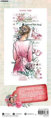 Studio Light Sending You Love Clear Stamps Lovely Lady (JMA-SYL-STAMP798) (DISCONTINUED) Studio Light Sending You Love Clear Stamps Lovely Lady (JMA-SYL-STAMP798) (DISCONTINUED)